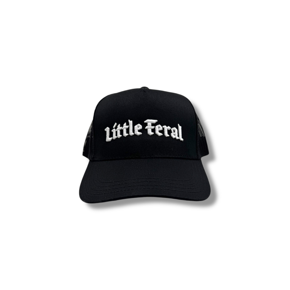 Little Feral Black Trucker (Youth)