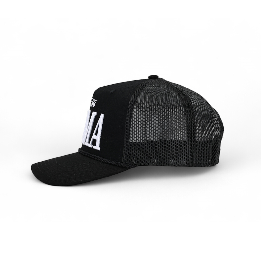 Call Her Mama Block Trucker (Black) Rope