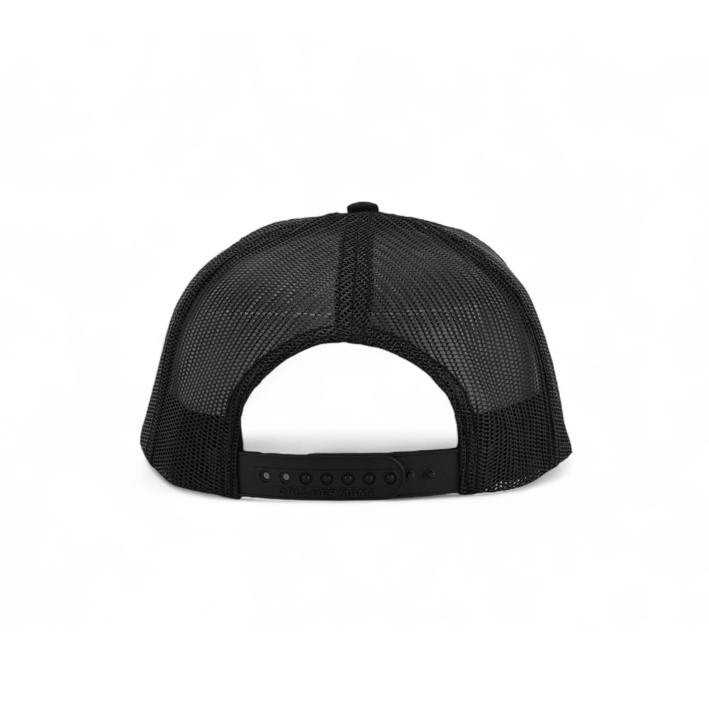 Call Her Mama Block Trucker (Black) Rope