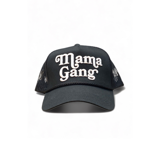 Mama Gang Trucker Hat (Black)