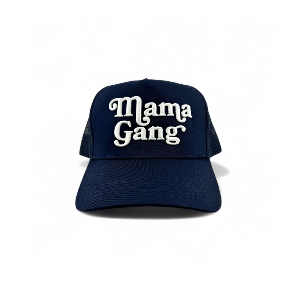 Mama Gang Trucker Hat (Navy)