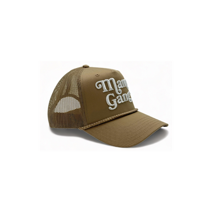 Mama Gang Trucker Hat (Tan)