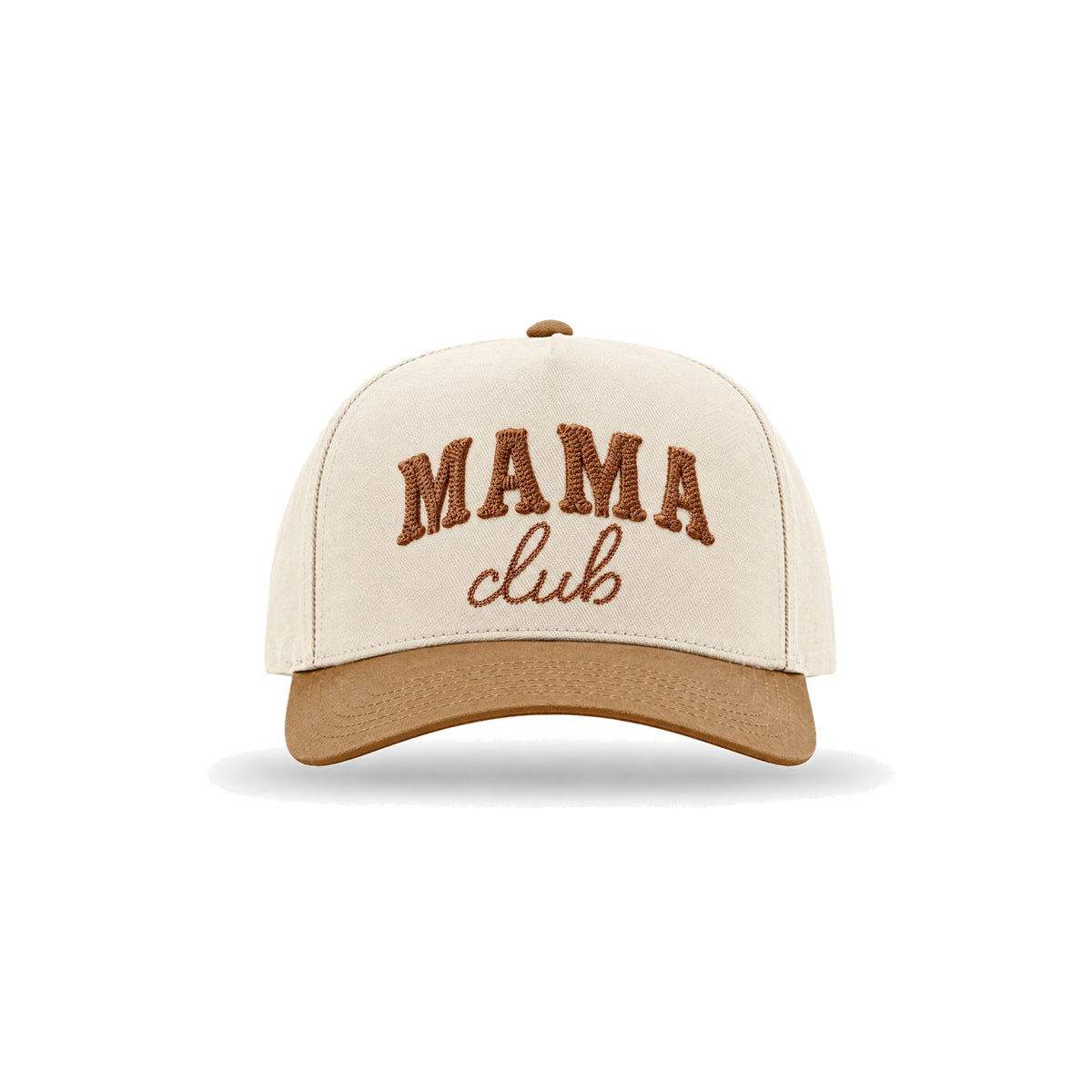 Western Mama Club Snapback - Cream / Caramel