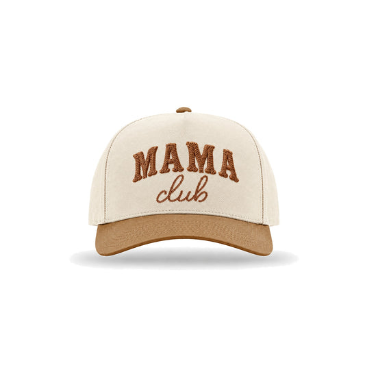 Western Mama Club Snapback - Cream / Caramel