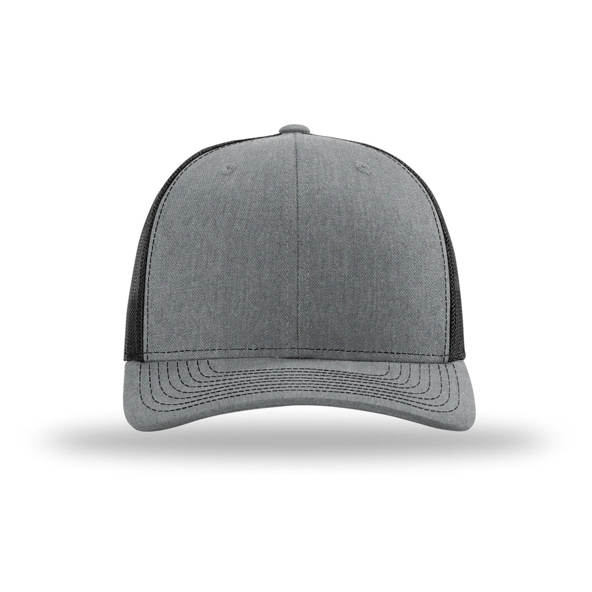 Custom - Richardson 112 Trucker - Heather Grey/Black