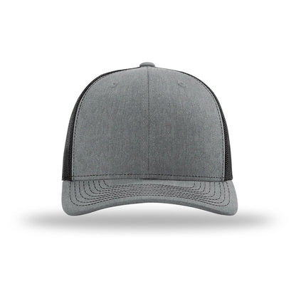 Custom - Richardson 112 Trucker - Heather Grey/Black