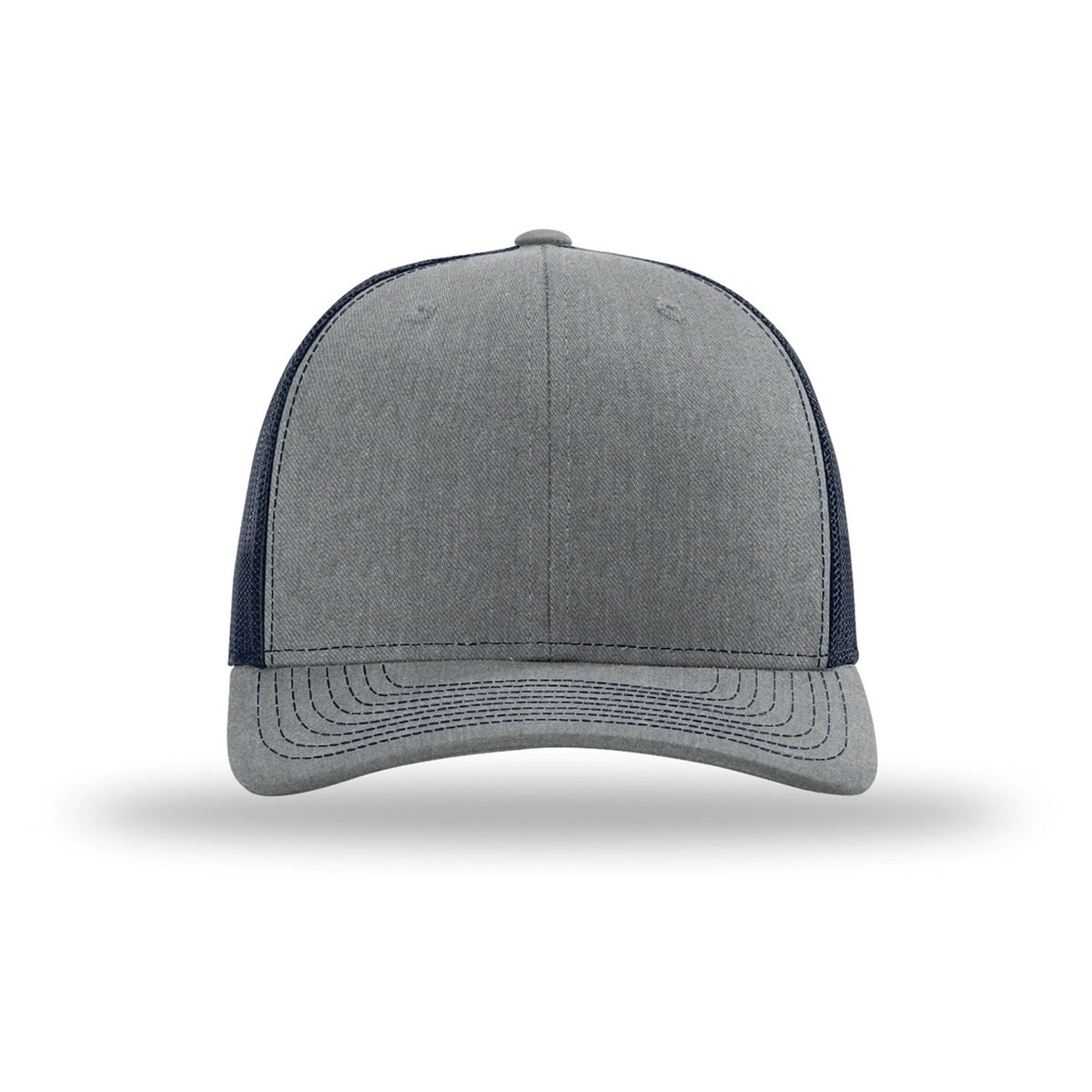 Custom - Richardson 112 Trucker - Heather Grey/Navy