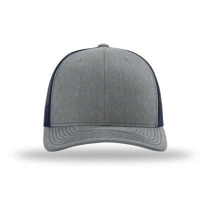 Custom - Richardson 112 Trucker - Heather Grey/Navy