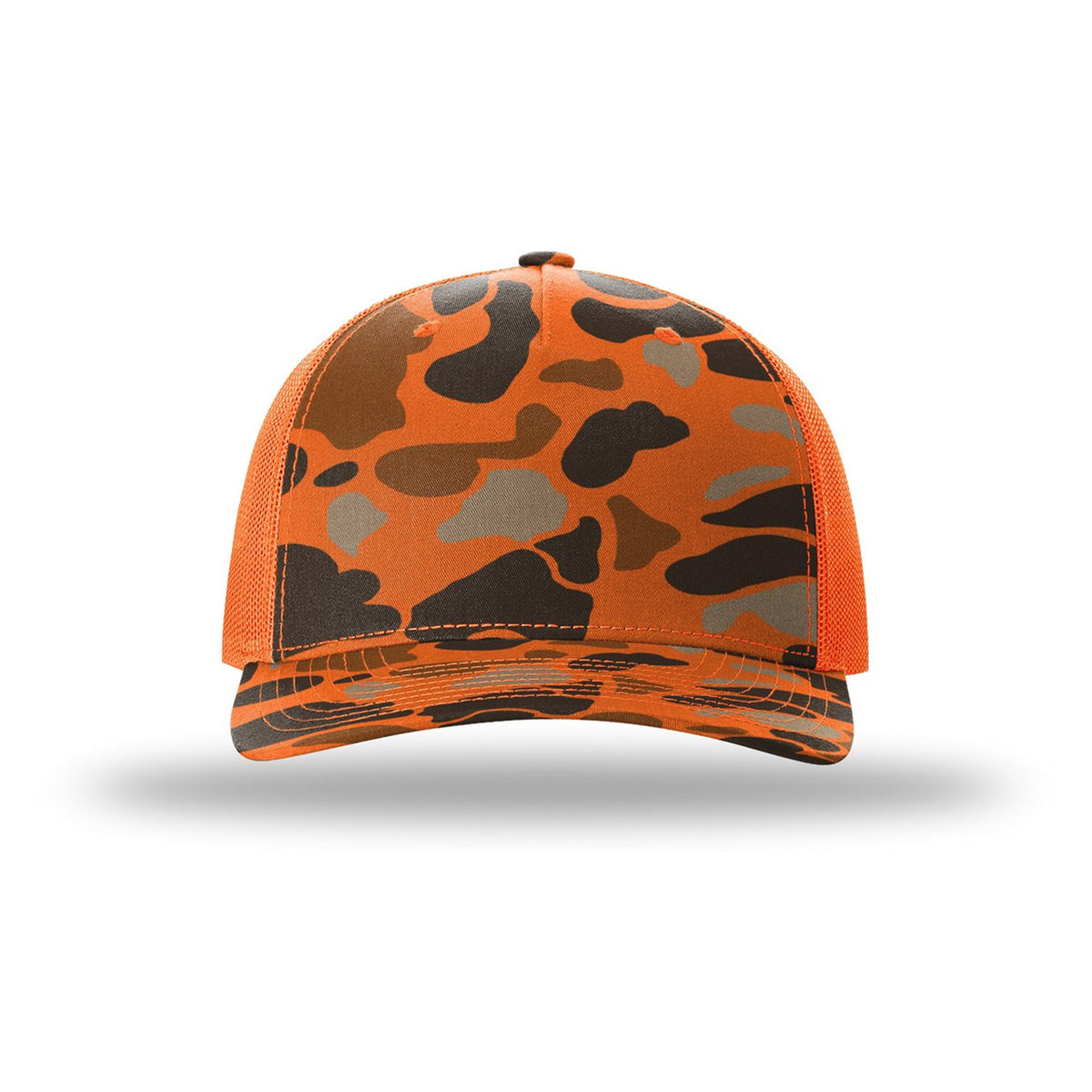 Custom - Richardson 112PFP Camo Trucker - Blaze Duck Camo / Blaze