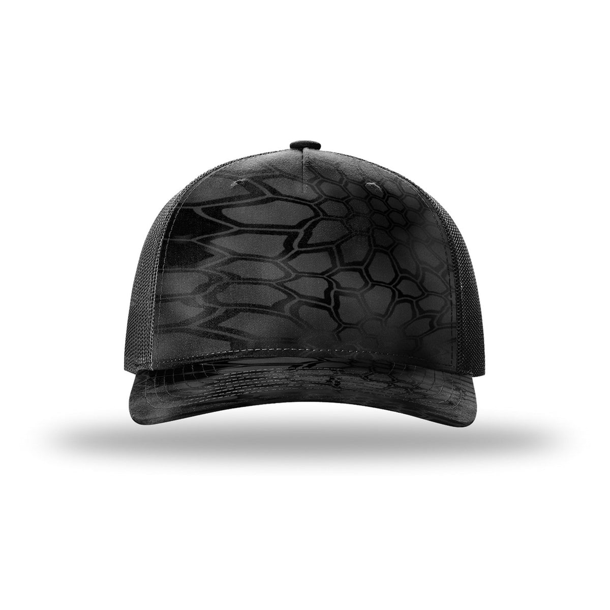 Custom - Richardson 112PFP Camo Trucker - Kryptek Typhon / Black