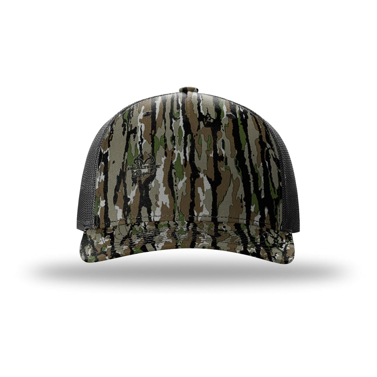 Custom - Richardson 112PFP Camo Trucker - Realtree Original / Black