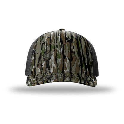 Custom - Richardson 112PFP Camo Trucker - Realtree Original / Black