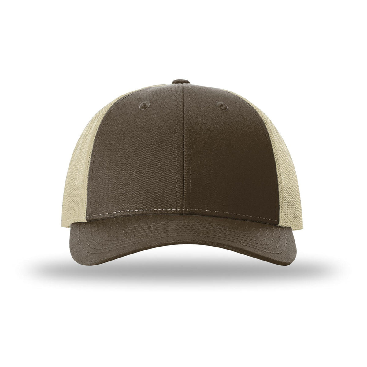 Custom - Richardson 115 Low Pro Trucker - Brown/Khaki