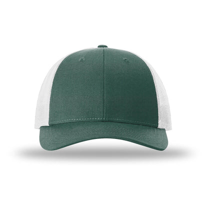 Custom - Richardson 115 Low Pro Trucker - Dark Green Heather/Light Grey