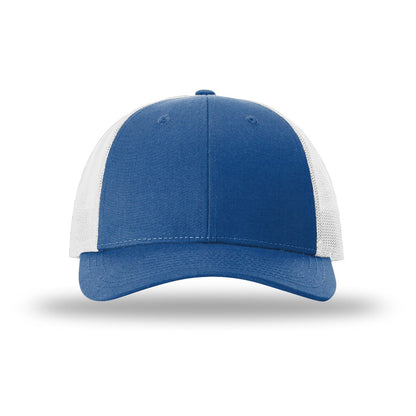 Custom - Richardson 115 Low Pro Trucker - Royal Heather/Light Grey
