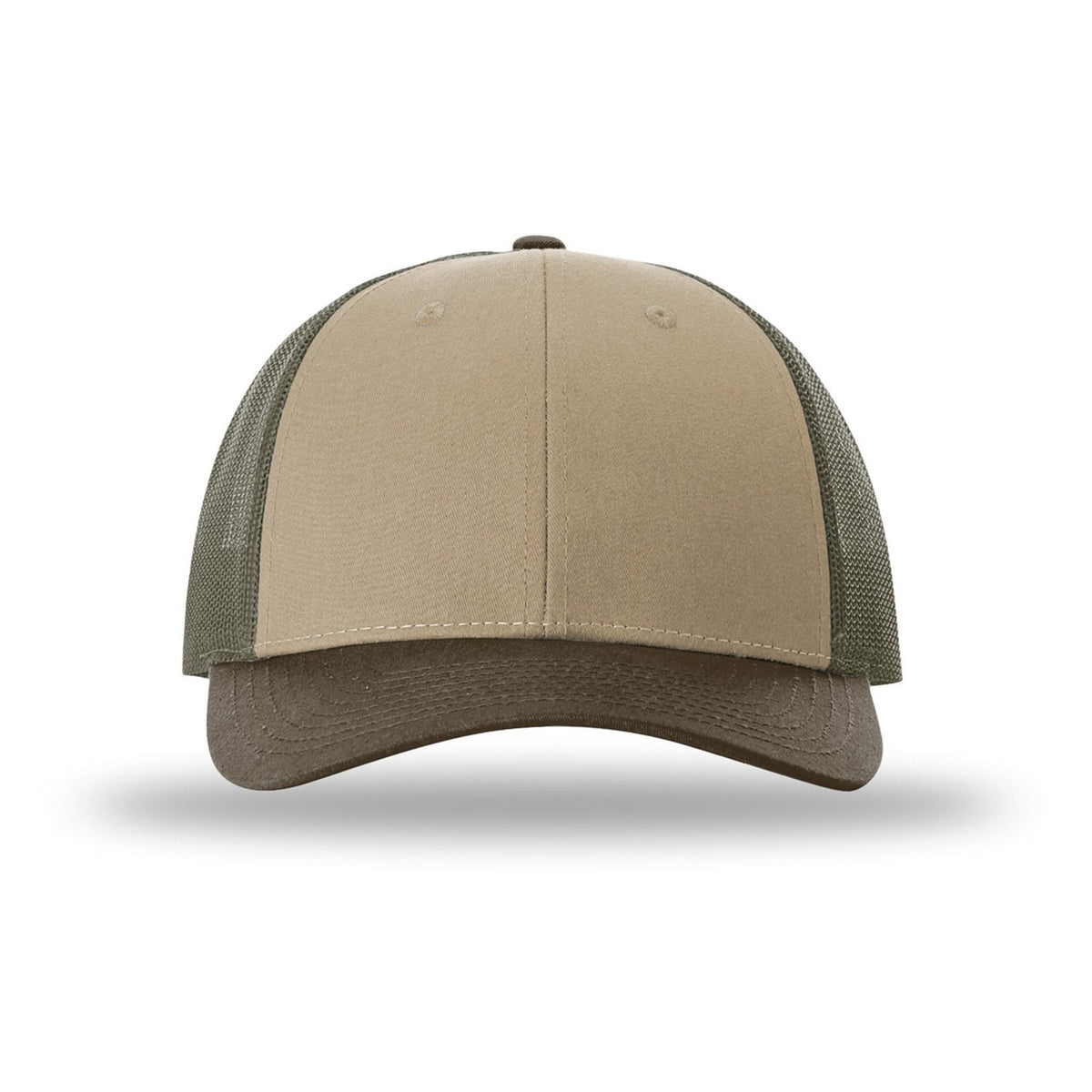 Custom - Richardson 115 Low Pro Trucker - Tan/Loden/Brown