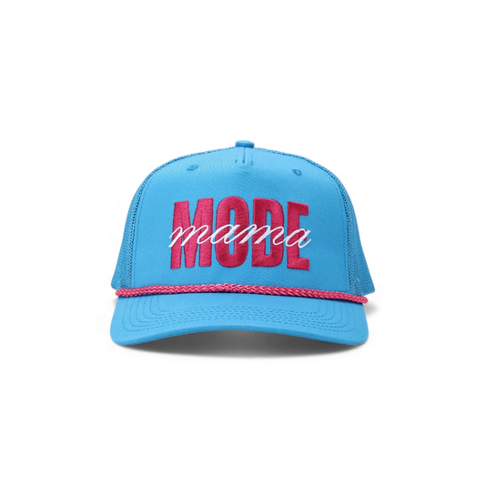 Mama Mode Blue & Pink Rope Trucker