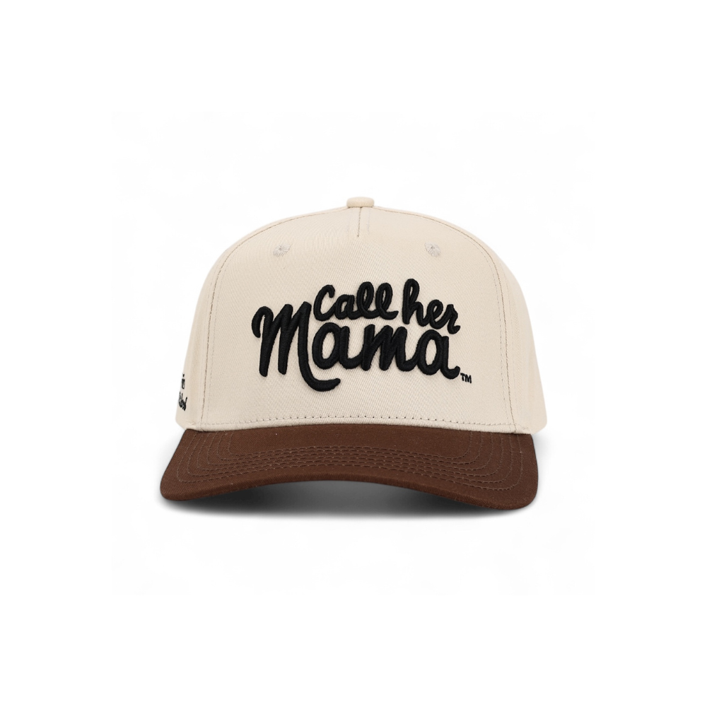Call Her Mama Snapback (Brown/Natural)