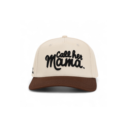 Call Her Mama Snapback (Brown/Natural)