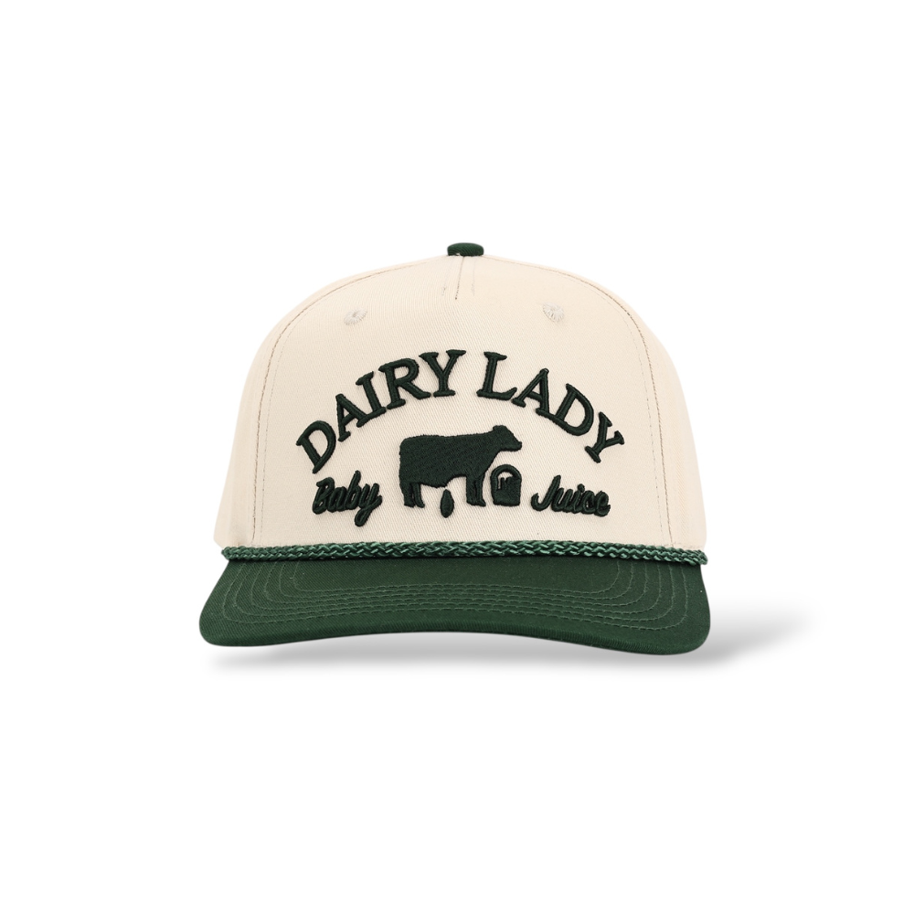 Dairy Lady Club Snapback Green/Natural
