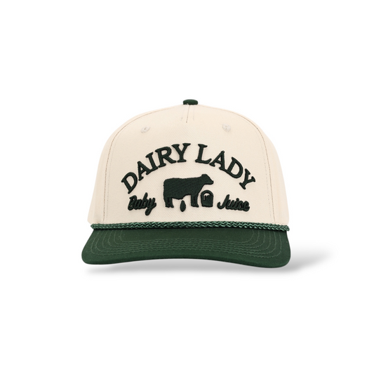 Dairy Lady Club Snapback Green/Natural