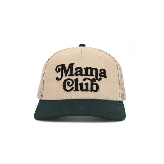 Mama Club™ Trucker (Khaki / Green)
