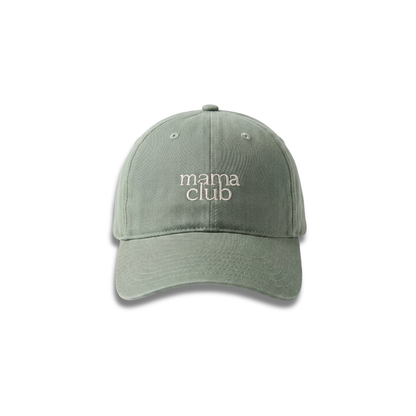 Mama Club Baseball Hat - Olive Green