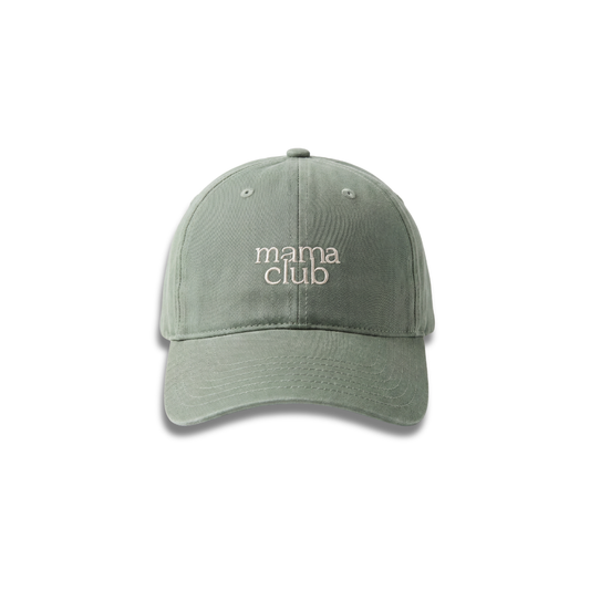 Mama Club Baseball Hat - Olive Green
