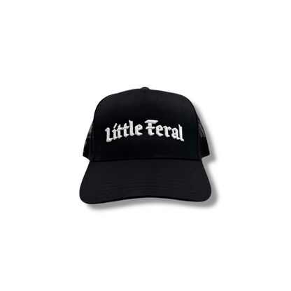 Little Feral Black Trucker (Youth)