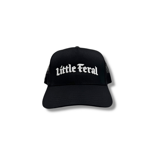 Little Feral Black Trucker (Youth)