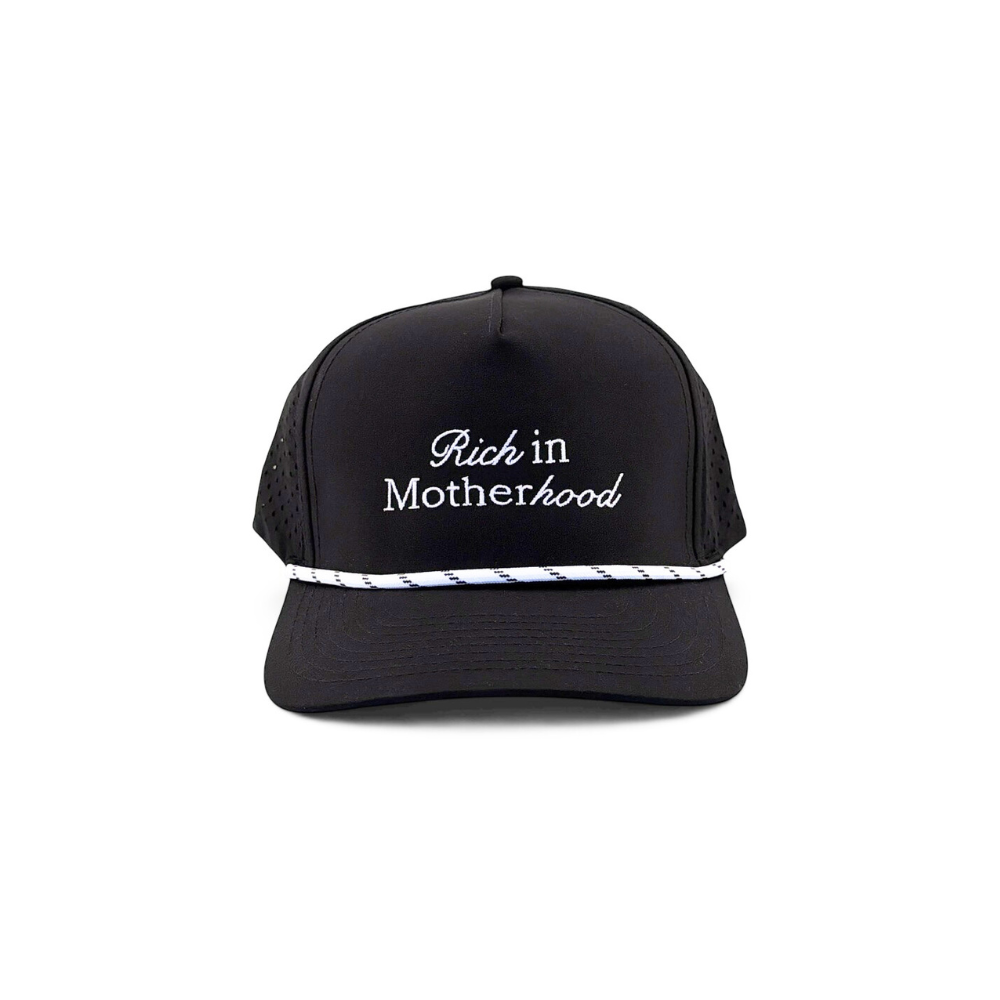 Rich in Motherhood Perforated Performance Trucker (1010 Hats)