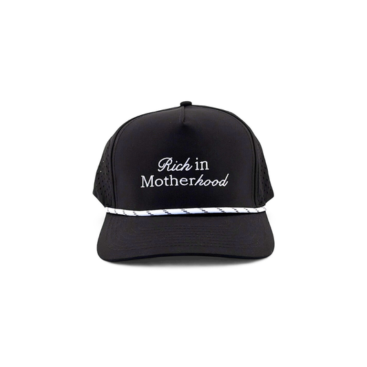 Rich in Motherhood Perforated Performance Trucker (1010 Hats)