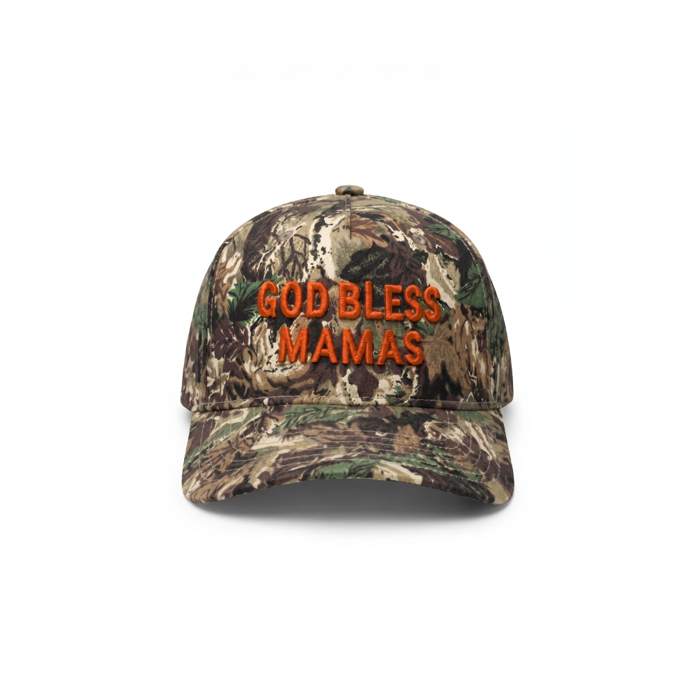 God Bless Mamas Trucker Hat