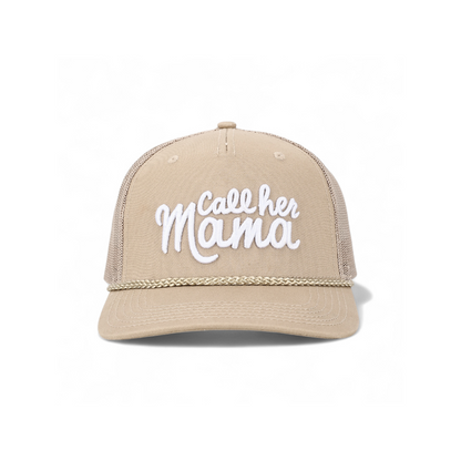Call Her Mama™ Trucker (Tan) Rope