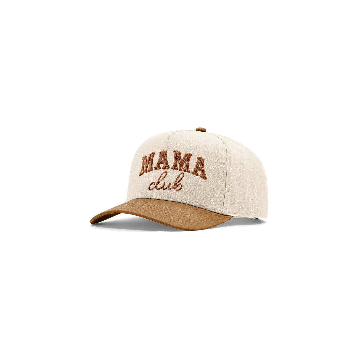 Western Mama Club Snapback - Cream / Caramel