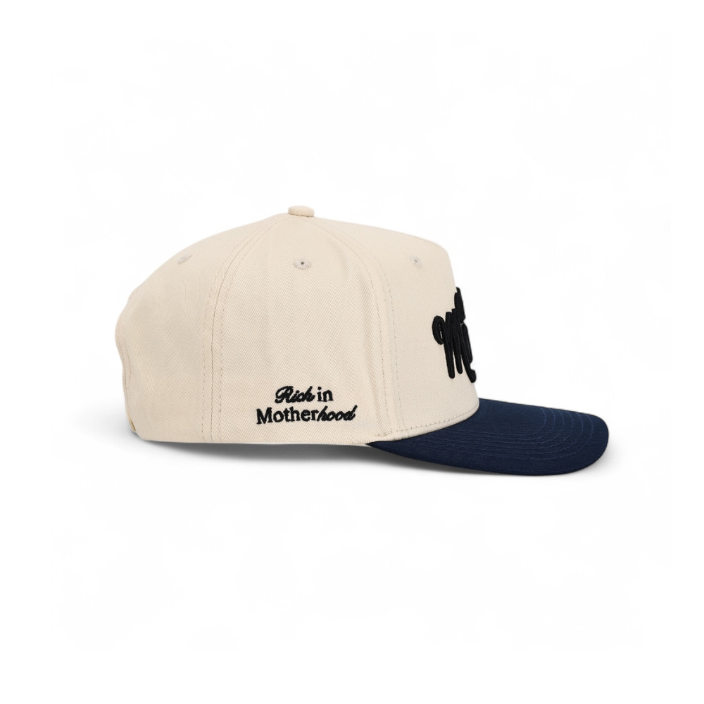 Call Her Mama Snapback (Navy/Natural)