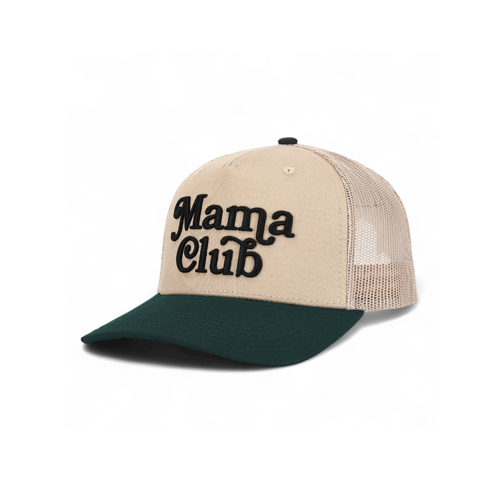 Mama Club™ Trucker (Khaki / Green)