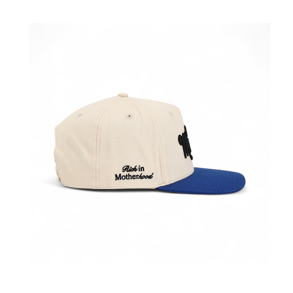 Call Her Mama Snapback (Blue/Natural)
