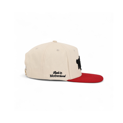 Call Her Mama Snapback (Red/Natural)