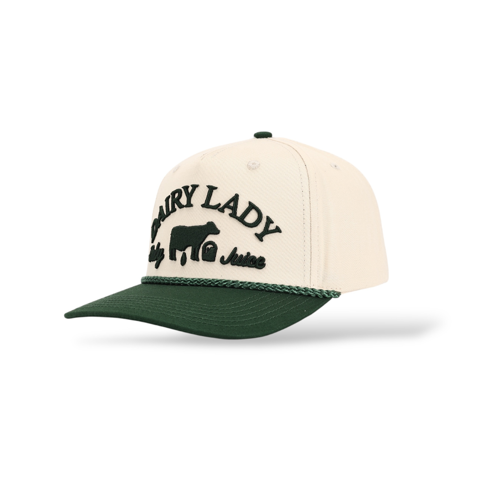 Dairy Lady Club Snapback Green/Natural