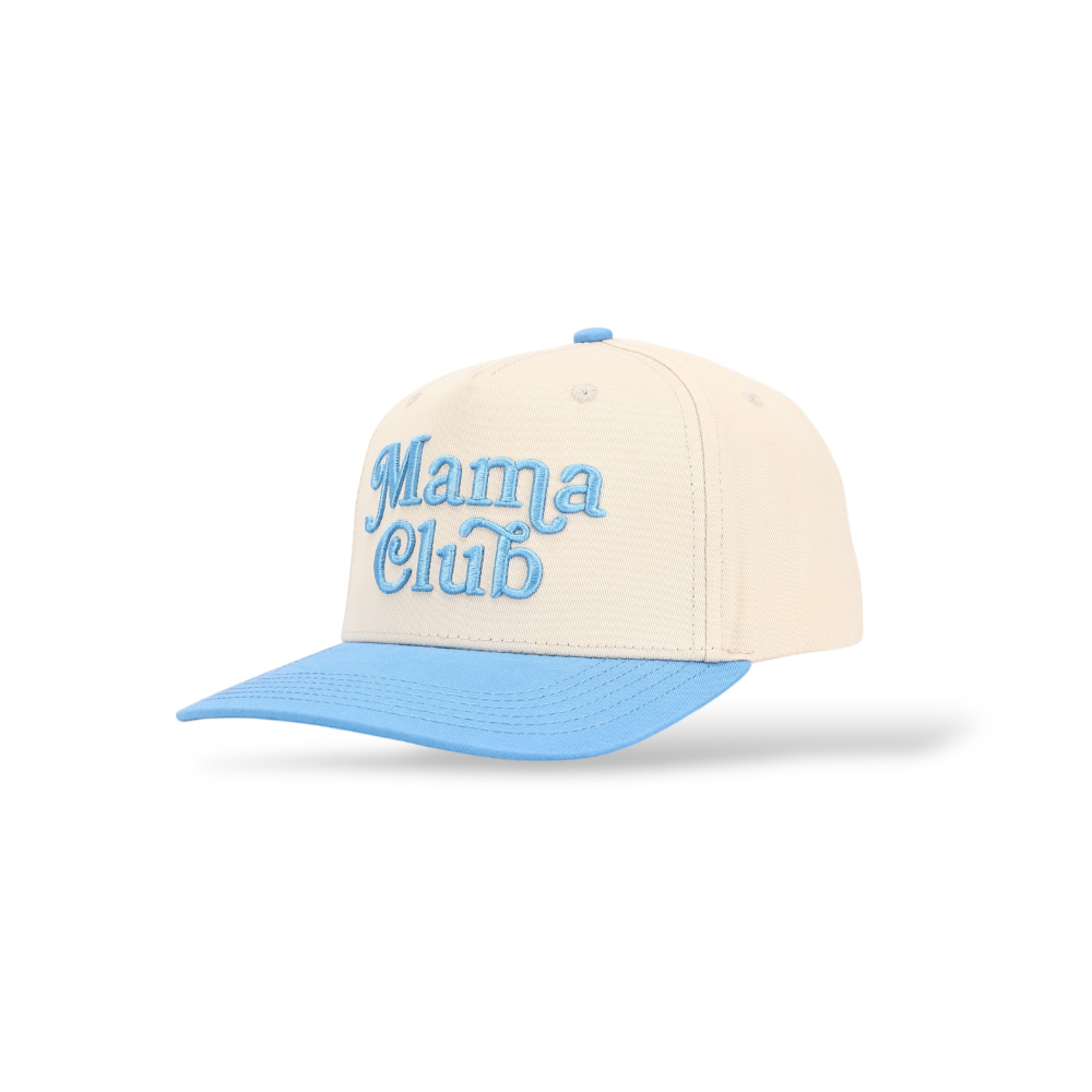 Mama Club Snapback (Baby Blue/Natural)