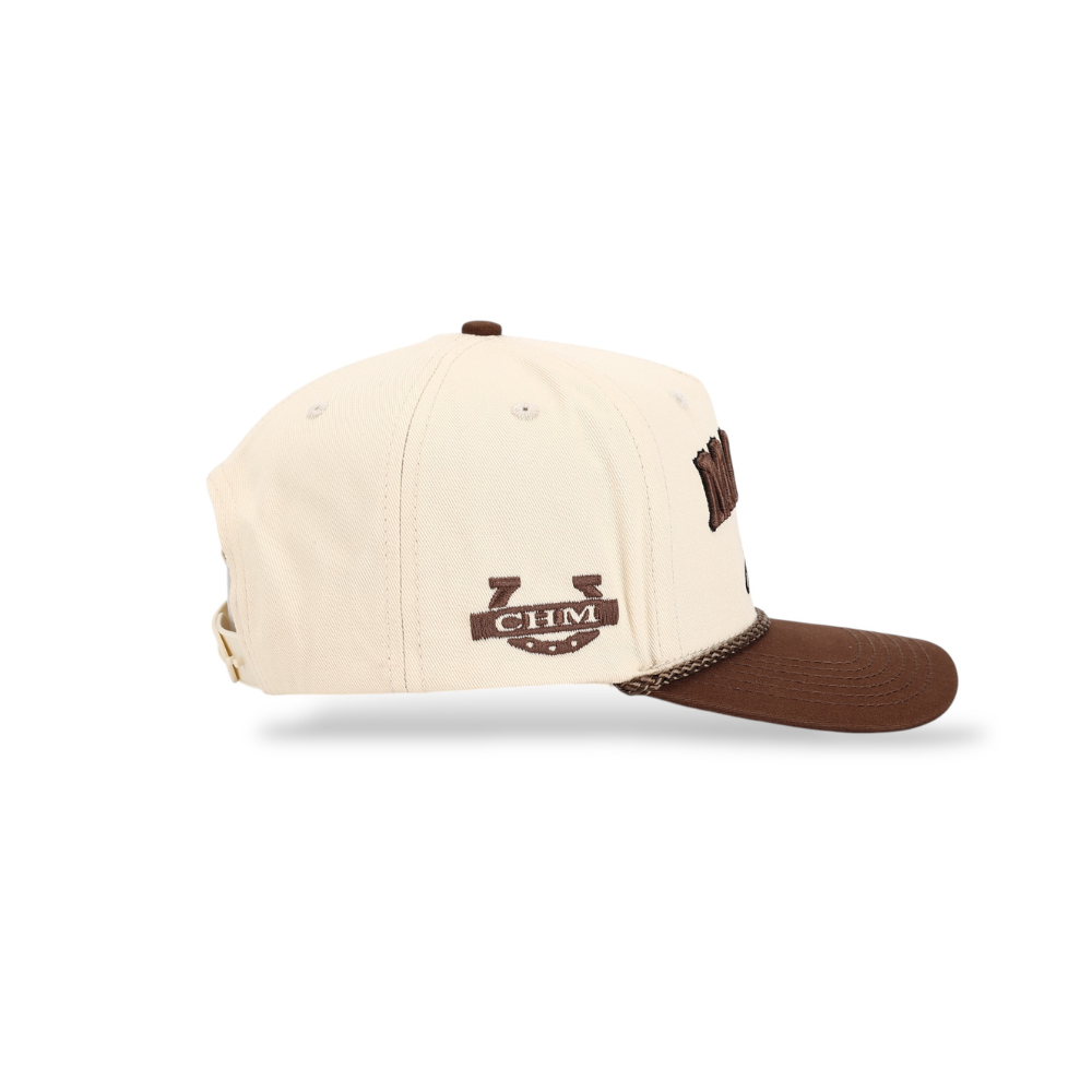 Mama Club Cowboy Script Brown/Natural Snapback