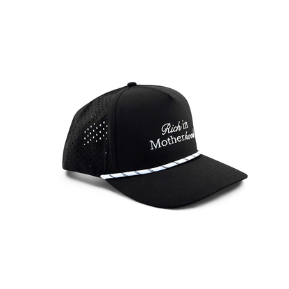 Rich in Motherhood Perforated Performance Trucker (1010 Hats)
