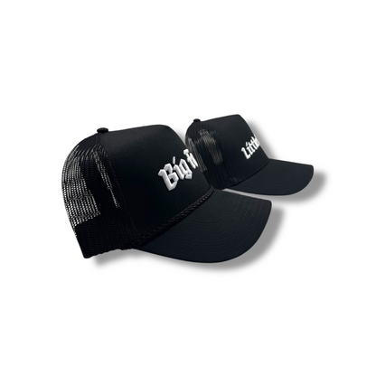 Big & Little Feral Black Trucker (Bundle)