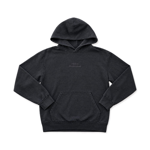 Rich in Motherhood Embroidered Hoodie - Pigment Black