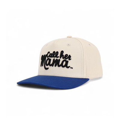 Call Her Mama Snapback (Blue/Natural)