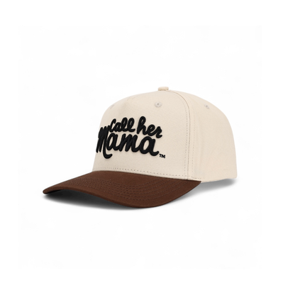 Call Her Mama Snapback (Brown/Natural)