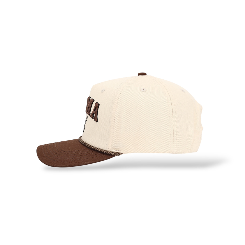 Mama Club Cowboy Script Brown/Natural Snapback