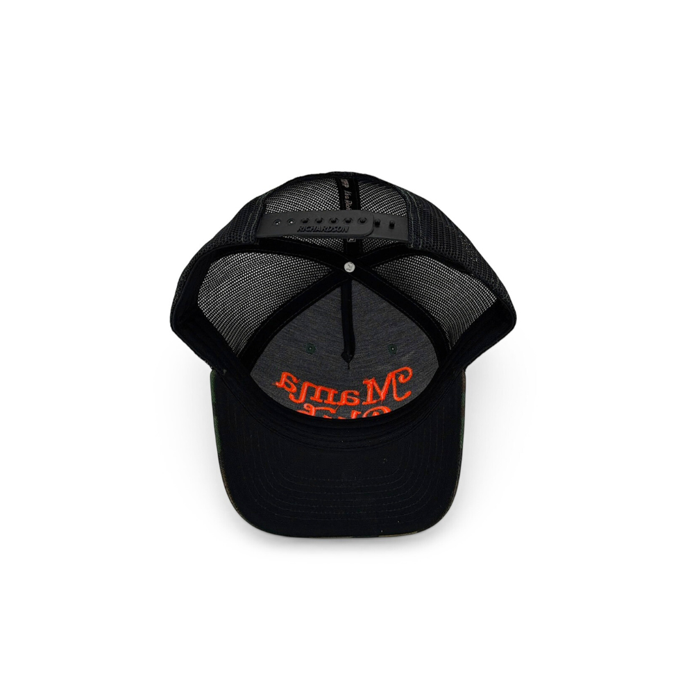 Green Camo Mama Club™ Orange Trucker Hat