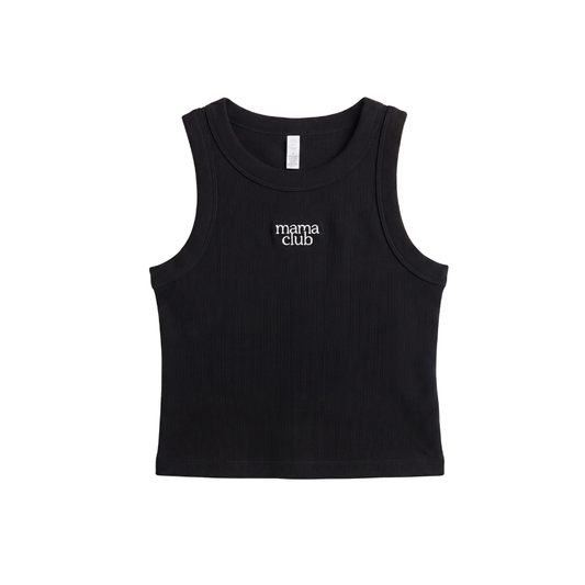 Mama Club Organic Rib Crop Tank
